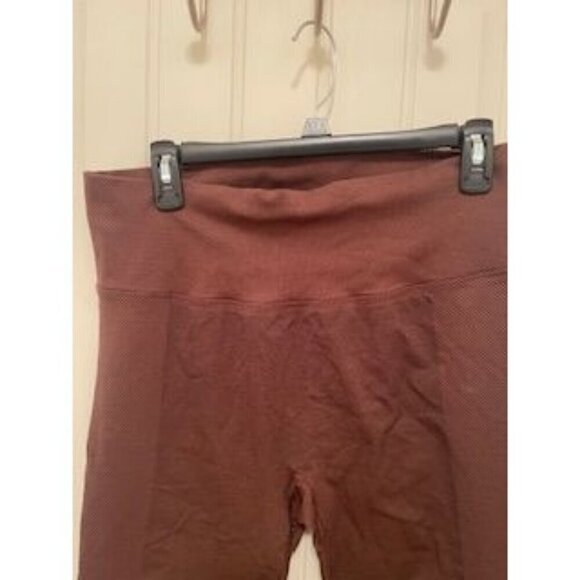 All In Motion Brown Ribbed High-Waisted Leggings Size XXL - Picture 13 of 16